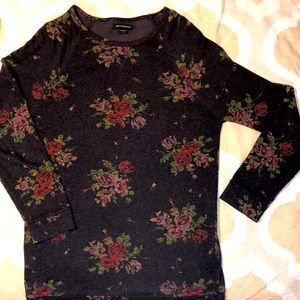 Floral print Obey women’s long sleeve shirt